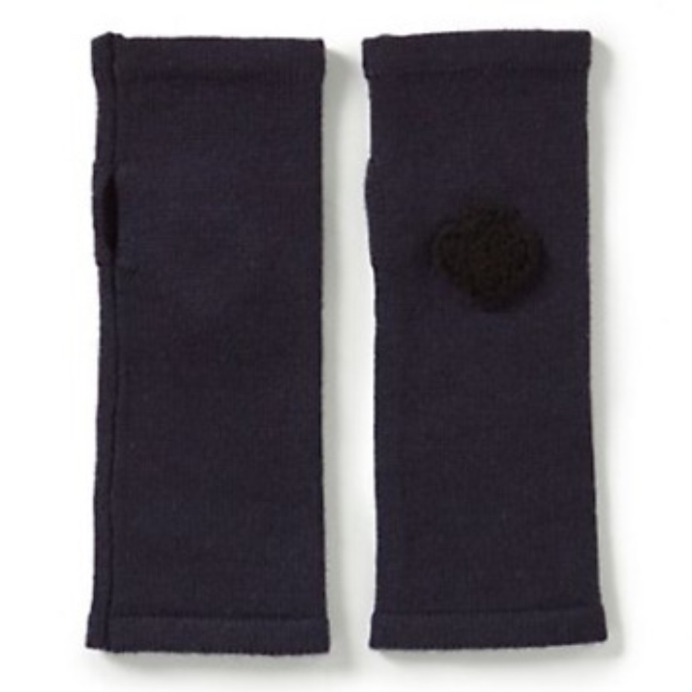 Kate Spade New York NEW Armwarmers Navy/Black